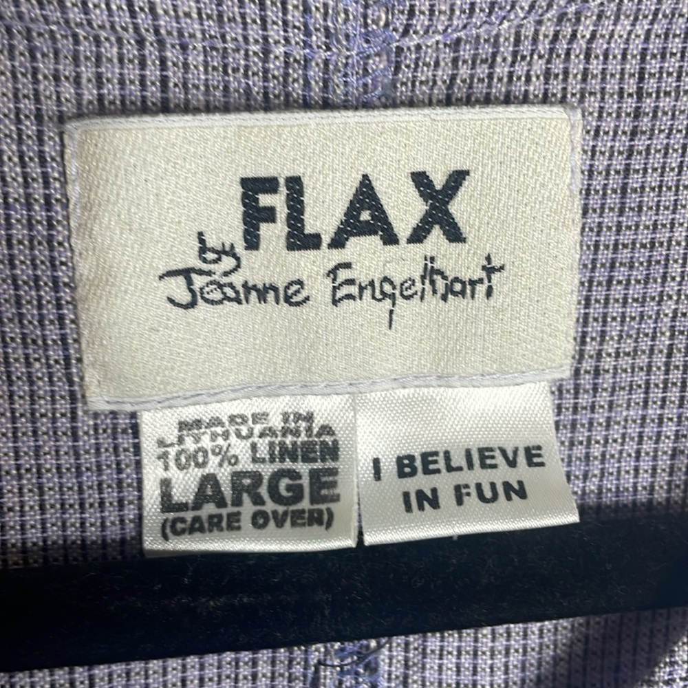 FLAX | Women’s 100% Linen Sleeveless Maxi Dress Size Large - Picture 4 of 6